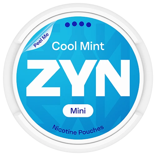 ZYN Cool Mint Mini 6mg nikotinpåsar med smak av pepparmint och mentol