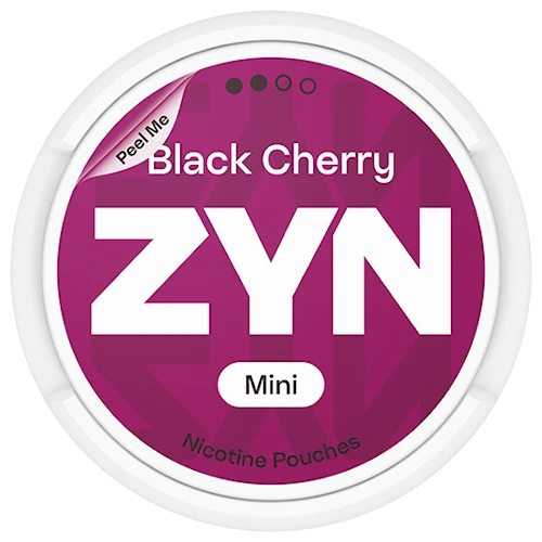 ZYN Black Cherry Mini 3mg nikotinpåsar med smak av körsbär