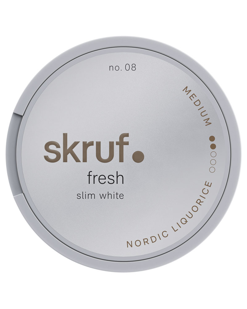 Skruf Fresh no. 8 Nordic Liquorice Medium