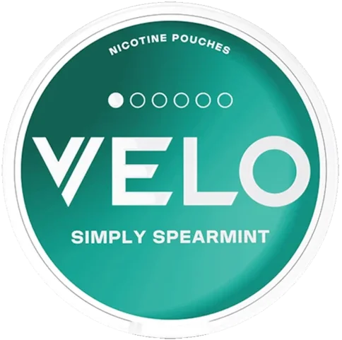 VELO Simply Spearmint Mini dosa – vitt snus med spearmint, 4 mg