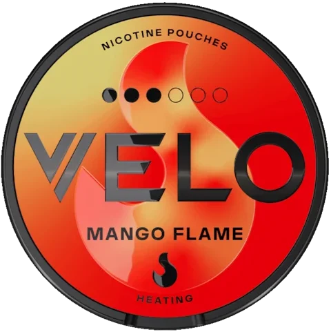 VELO Mango Flame dosa – vitt snus med mangosmak, 10 mg