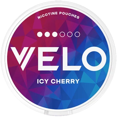 VELO Icy Cherry 8 mg dosa – vitt snus med körsbär och mint
