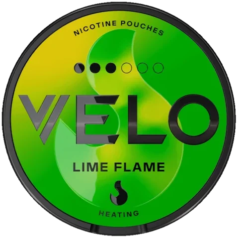 VELO Lime Flame dosa – vitt snus med jalapeño och lime, 8 mg