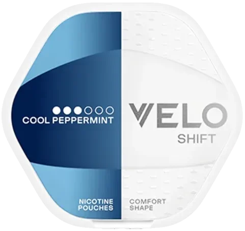 VELO SHIFT Cool Peppermint 8 mg – sexkantig dosa