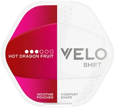 VELO SHIFT Hot Dragonfruit 8 mg – sexkantig dosa