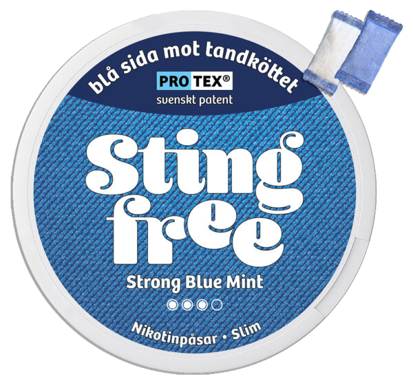Stingfree Strong Blue Mint Slim All White