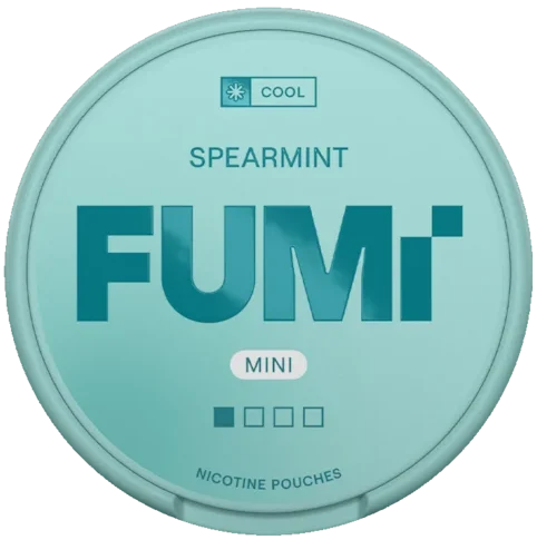 FUMi Spearmint Mini Regular nikotinpåsar med smak av spearmint