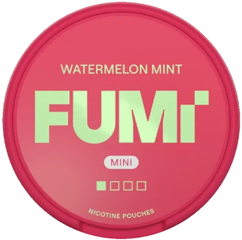 FUMi Watermelon Mint Mini Regular nikotinpåsar med smak av vattenmelon och mint