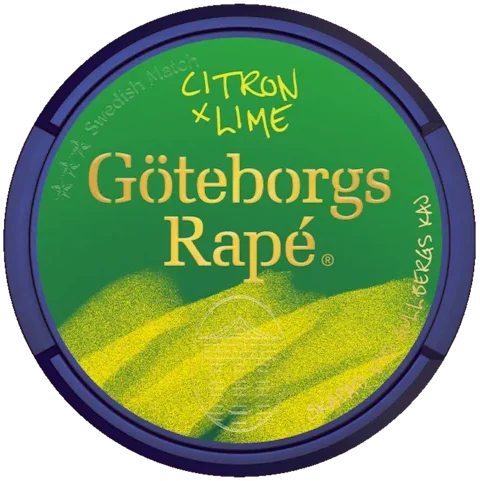 Göteborgs Rapé White Citron Lime portionssnus med smak av citron och lime