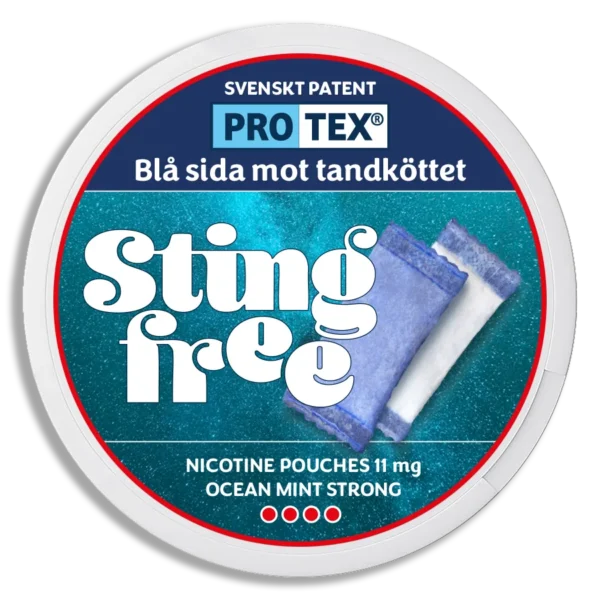 Stingfree Ocean Mint Strong nikotinpåsar