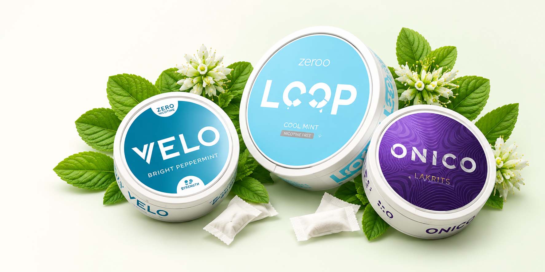 Nikotinfria prillor från VELO, LOOP och Onico