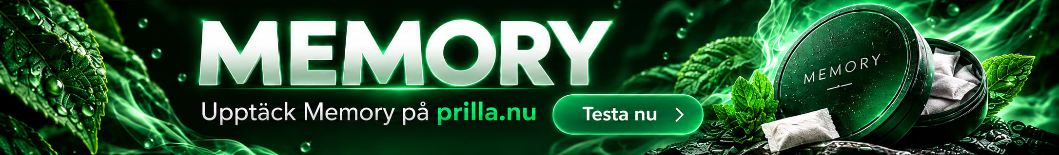 prilla memory snus billigt snabb leverans