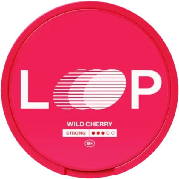 Loop Wild Cherry Strong – snett från sidan